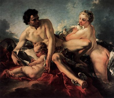 The Education of Cupid by François Boucher